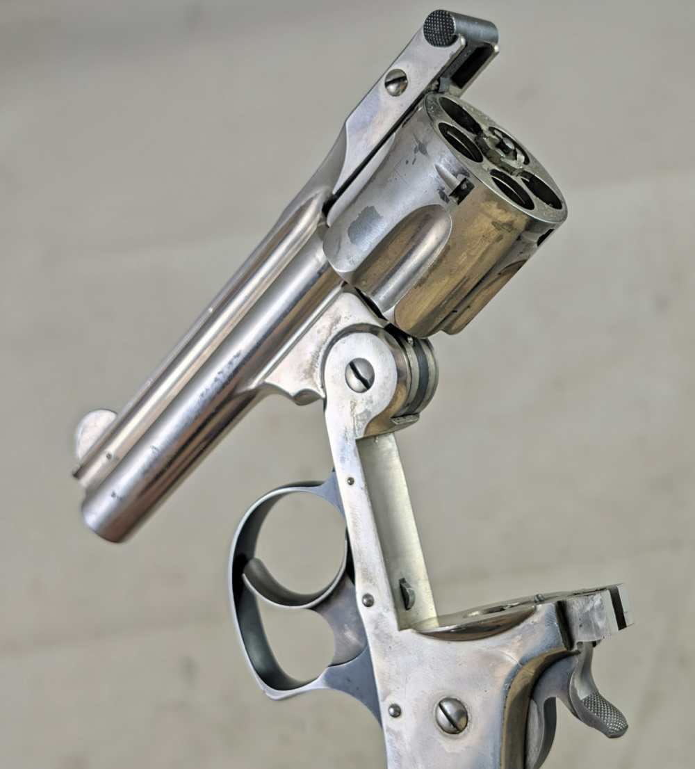 1880s Smith & Wesson Double Action 4th Model 32 Revolver S&W Nickel-img-10