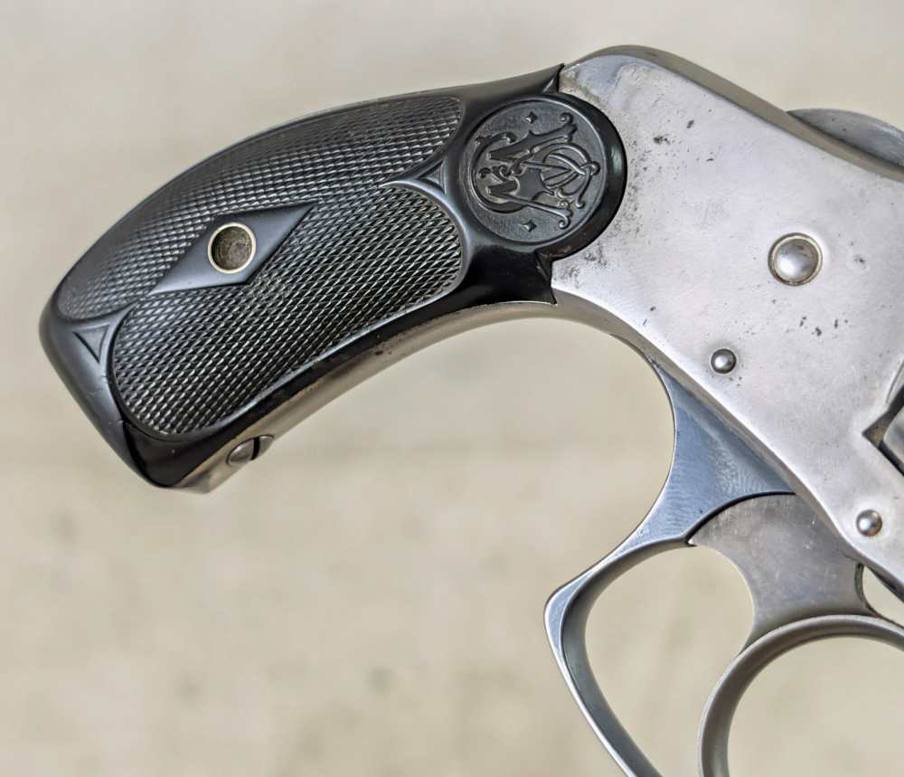 1880s Smith & Wesson Double Action 4th Model 32 Revolver S&W Nickel-img-14