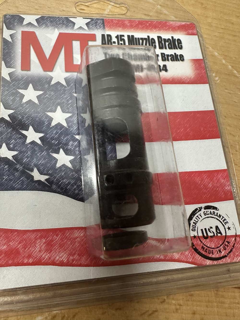 Midwest Industries 2-Chamber Muzzle Brake 1-2x28 Threads Fits .223-.556-img-2