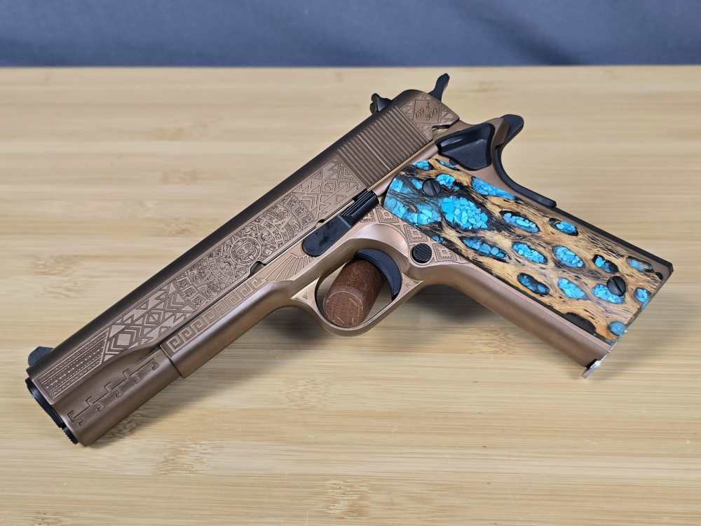 Colt 1911 Aztec .38 Super CNC Guns Limited Edition-img-2
