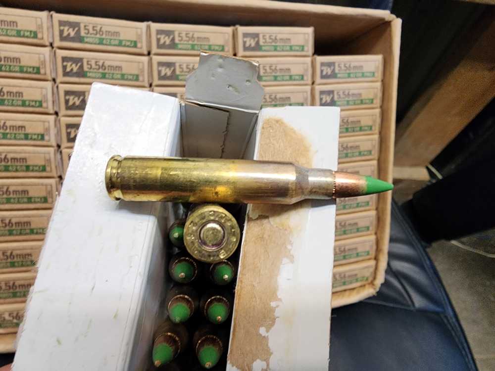 NEW! 1000 ROUNDS WINCHESTER 556 62 FMJ GREEN TIP FULL METAL JACKET 556X45-img-4