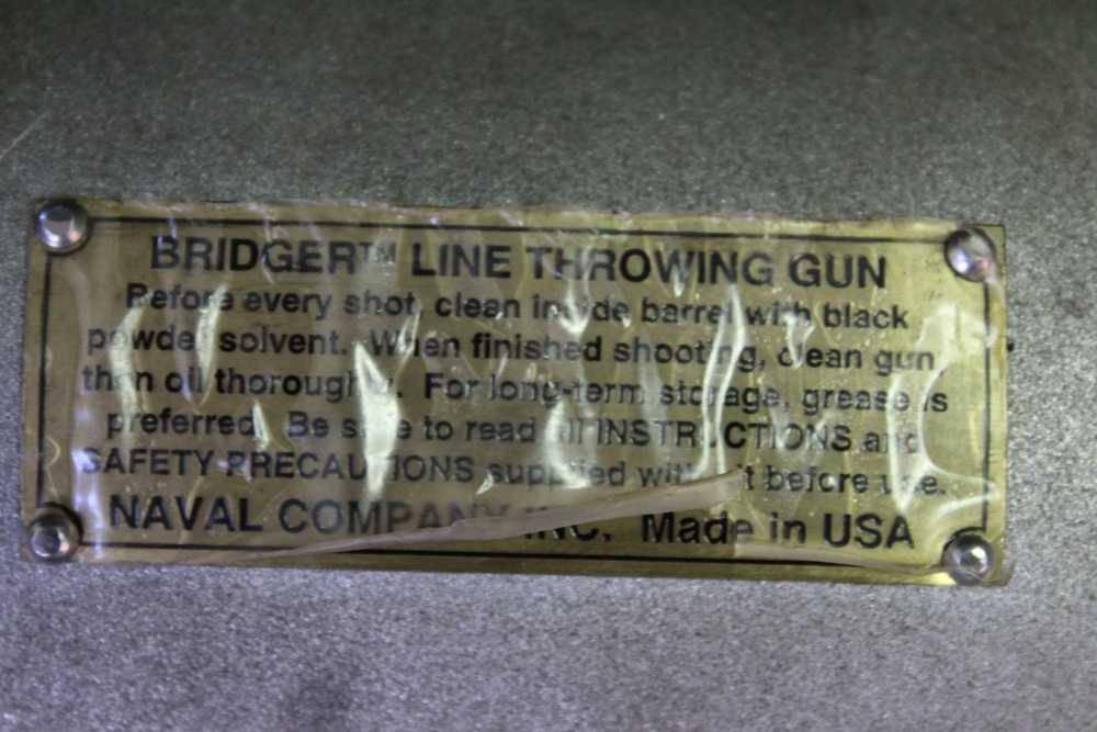 Naval Company Bridger CG85 Line Throwing Gun Pelican Case Line Projectiles -img-69