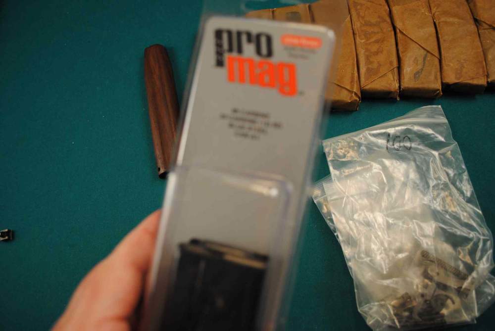 8-30 Round M1 Carbine in factory paper 4-15 round and wood stock part ETC-img-12