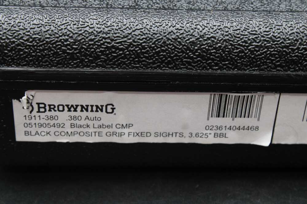 Browning 1911-380 Black Label Compact .380 ACP 3.63" BBL 8+1 Mini 1911 Case-img-2