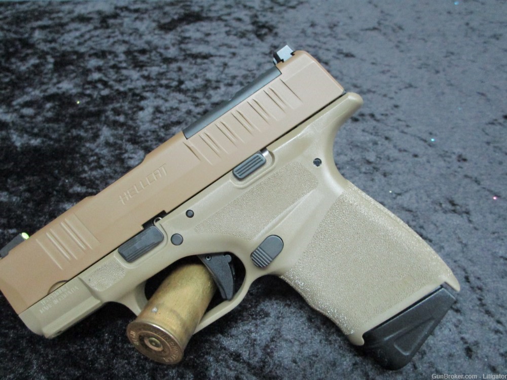 SPRINGFIELD ARMORY HELLCAT FDE 9MM NEW IN THE BOX-img-0