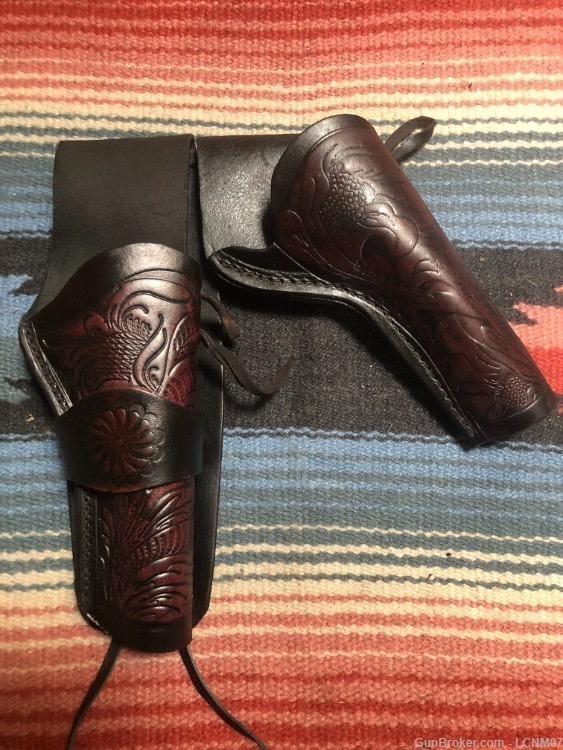 Western Matching Holsters Strongside & Cross Draw Fits Colt SAA Uberti 1873-img-3