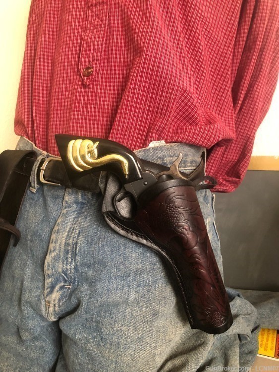 Western Matching Holsters Strongside & Cross Draw Fits Colt SAA Uberti 1873-img-1