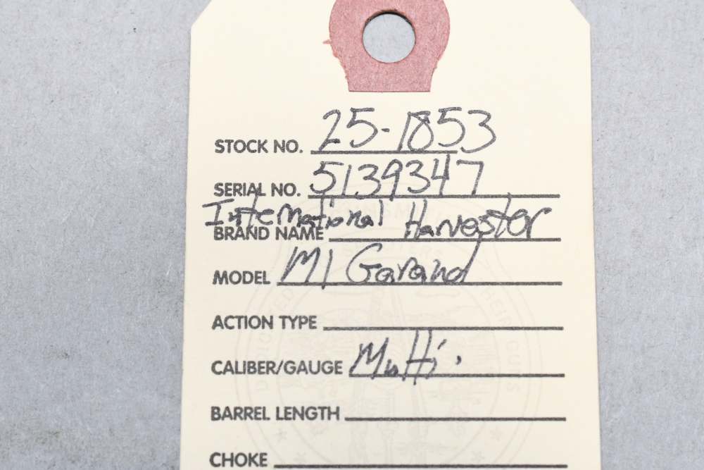 International Harvester M1 Garand Semi Auto Rifle Receiver Stripped Korea -img-1