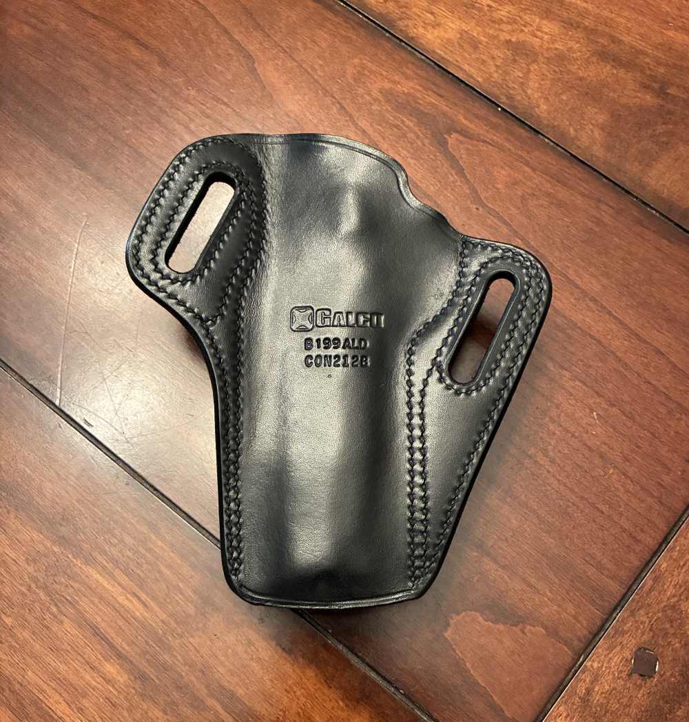 GALCO CON212B Concealable Belt Holster for 1911, Right Hand, 5", Black-img-1
