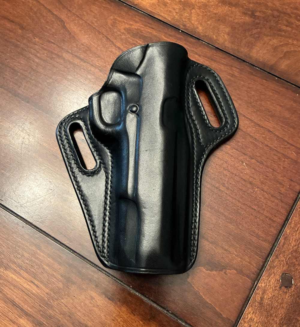 GALCO CON212B Concealable Belt Holster for 1911, Right Hand, 5", Black-img-0