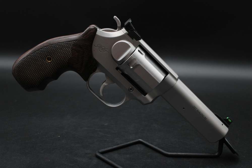 Kimber K6s DA/SA Target .357 Mag 4" 6 Shot Wood Grip Stainless GFO Sights-img-4