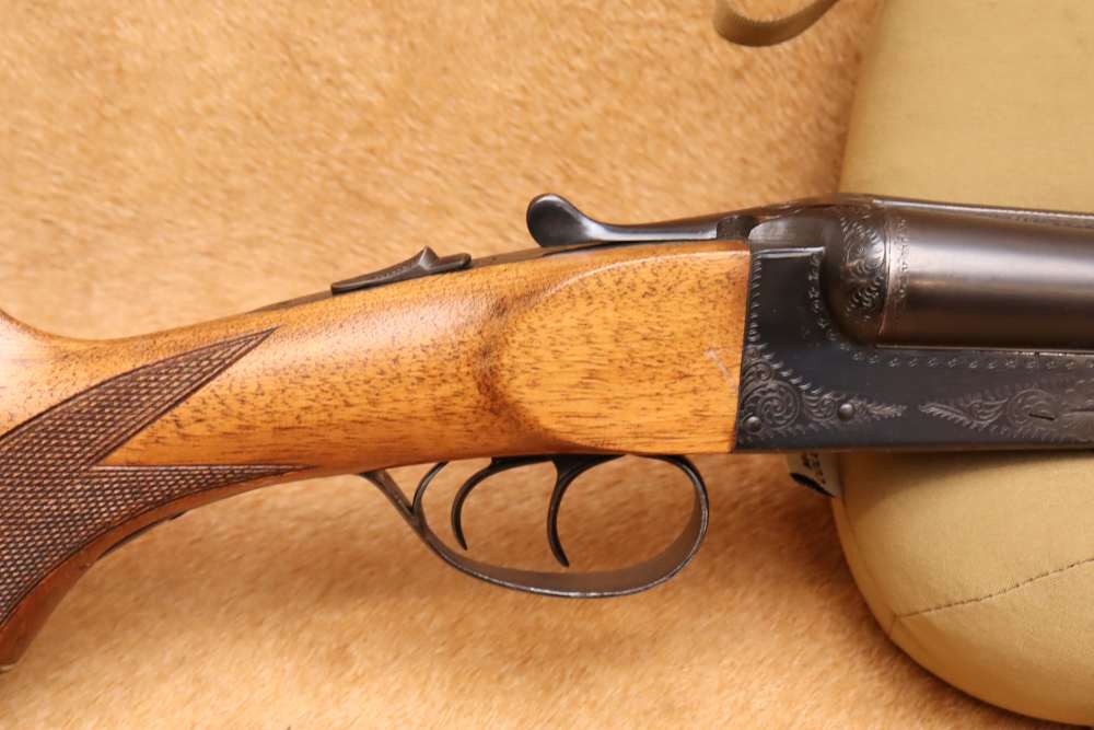F.GA. Zabala Hermanos SXS 12GA 28" Blued Side By Side Shotgun-img-3