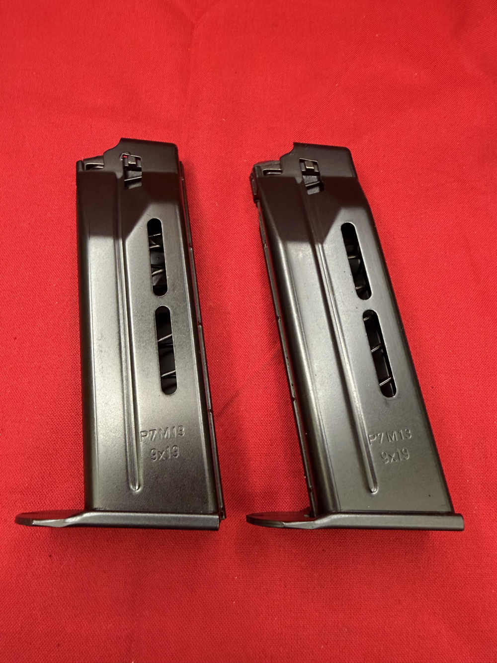 LOT OF 2 ORIGINAL HK P7 M13 13rd 9mm Magazines NOS!  RARE! #SO328-img-4