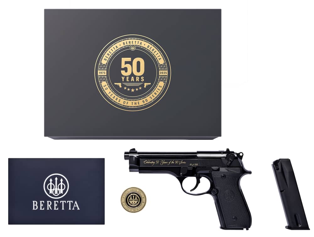 NEW BERETTA 92FS REPRO 90 SERIES 50TH ANNIVERSARY 9MM 5" BBL 15+1 J92SB15-img-2