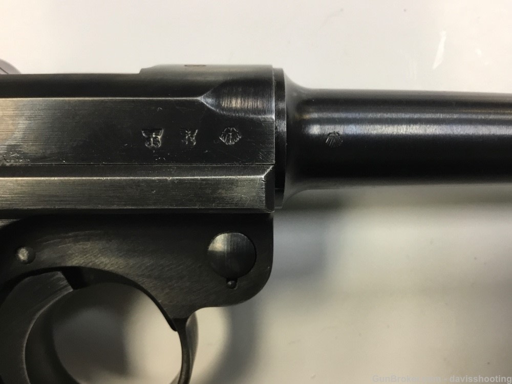 1938 S/42 Luger pistol - 9mm/4" - Excellent Condition, Matching S/N's-img-2
