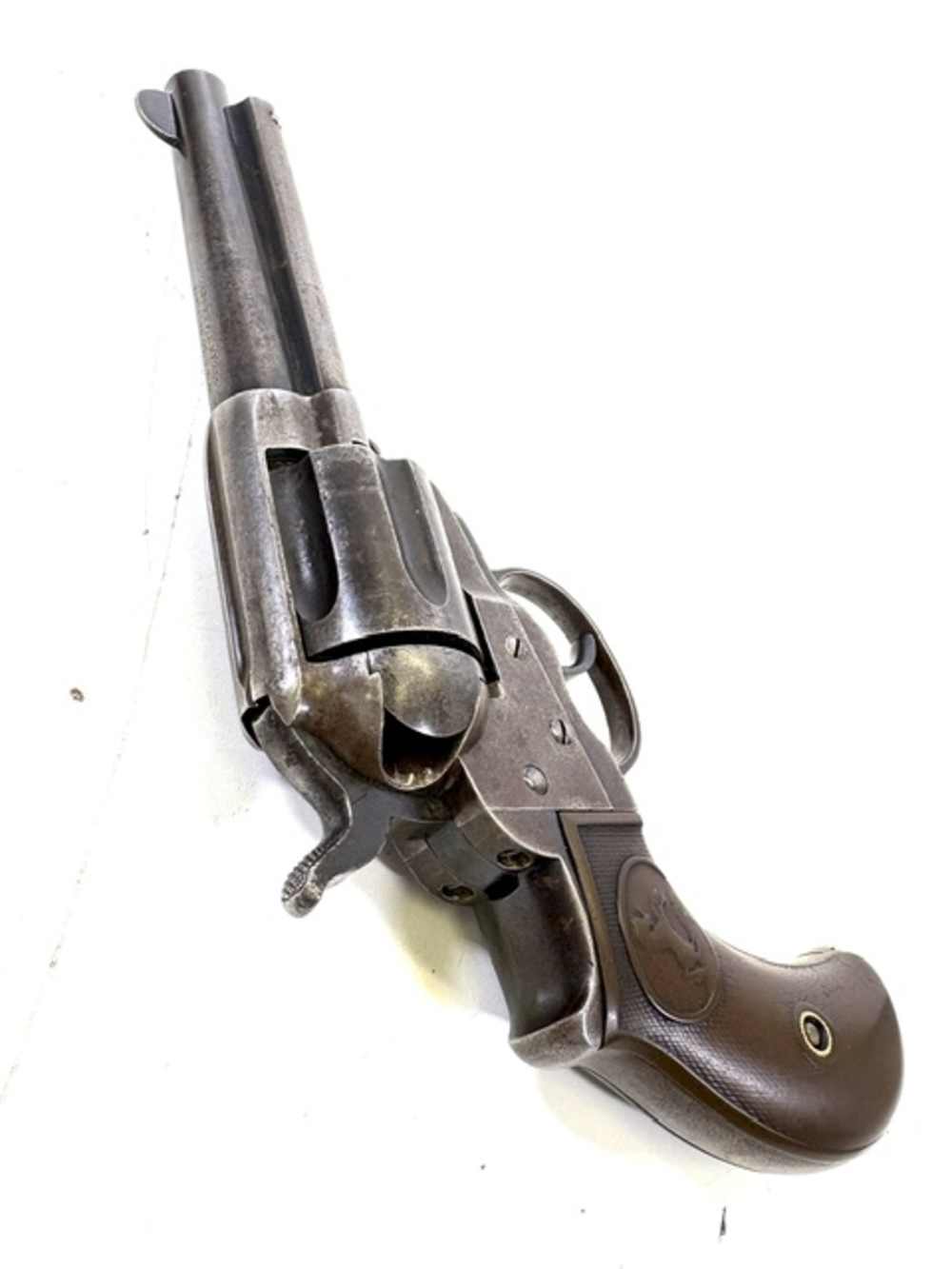 Colt 1877 Thunderer .41 Colt MFG 1907 DA Revolver 4.5" Barrel Brown Grips-img-9