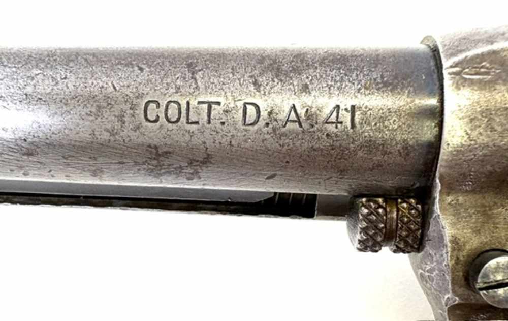 Colt 1877 Thunderer .41 Colt MFG 1907 DA Revolver 4.5" Barrel Brown Grips-img-13