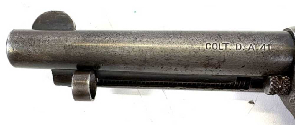 Colt 1877 Thunderer .41 Colt MFG 1907 DA Revolver 4.5" Barrel Brown Grips-img-7