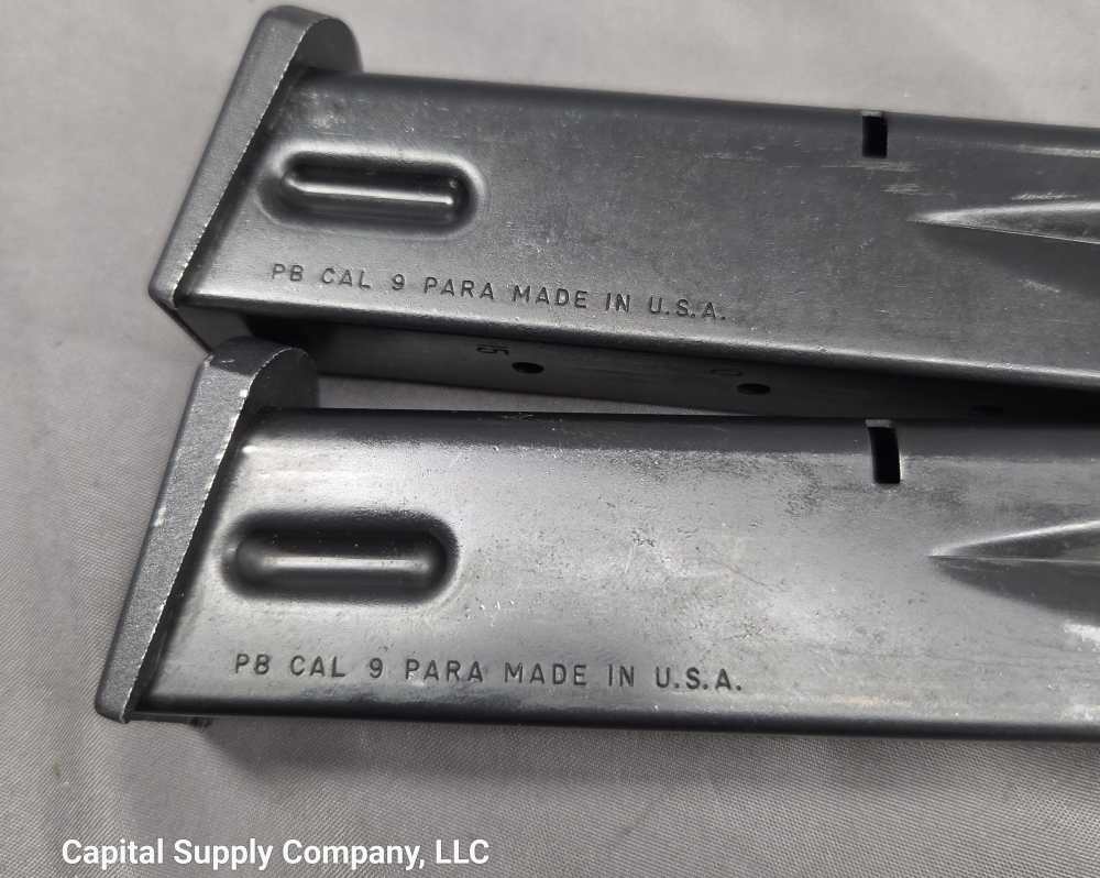 Two Beretta 92 pistol magazines 15rd 9mm-img-7