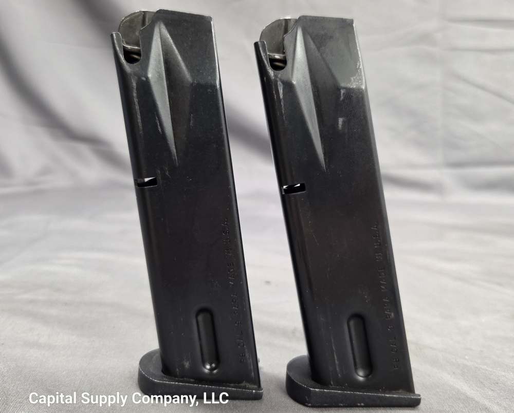 Two Beretta 92 pistol magazines 15rd 9mm-img-3