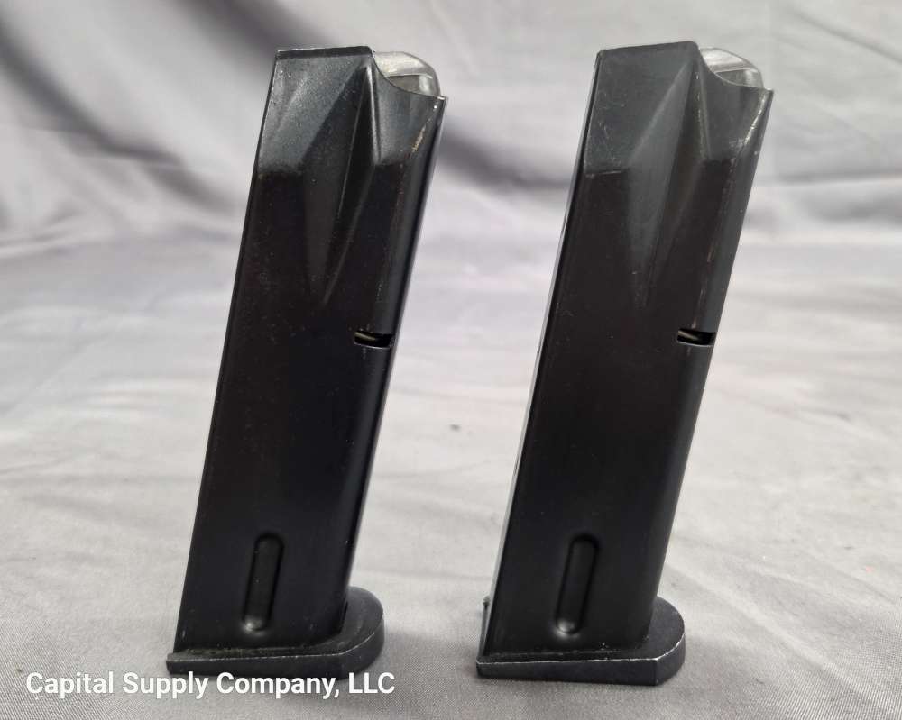 Two Beretta 92 pistol magazines 15rd 9mm-img-0