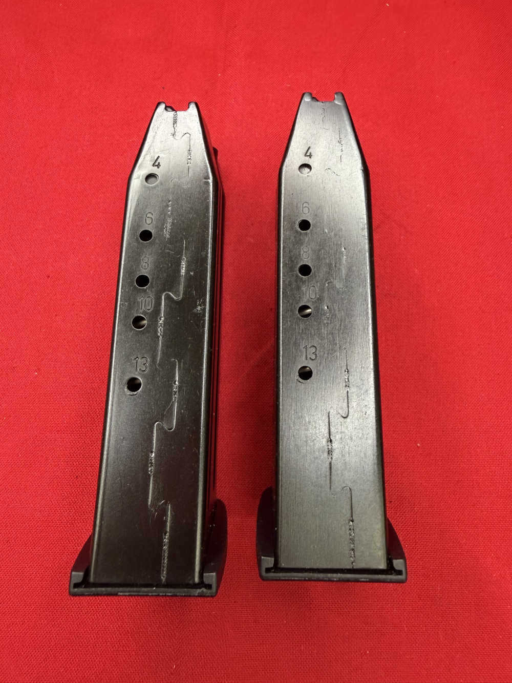 Lot of 2 Early HK USP Compact 9mm 13rd Magazines NOS! –1997 Date #SO329-img-4