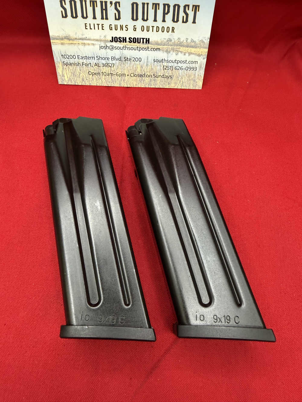 Lot of 2 Early HK USP Compact 9mm 13rd Magazines NOS! –1997 Date #SO329-img-0