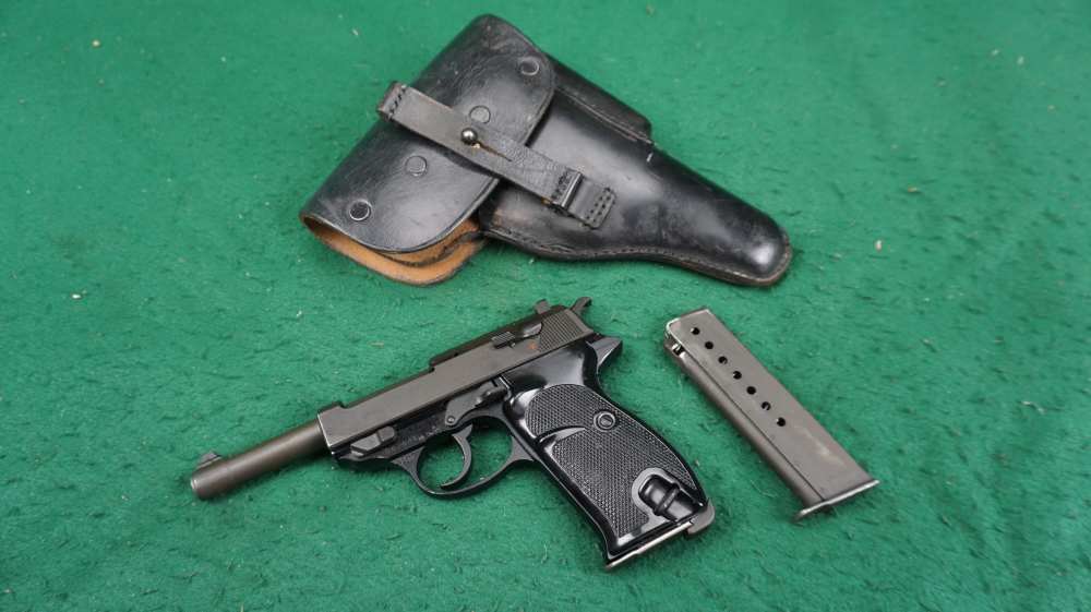1960 Walther P38 Post WWII Police Alloy Frame 9mm 5" 1¢ Start C&R OK-img-0