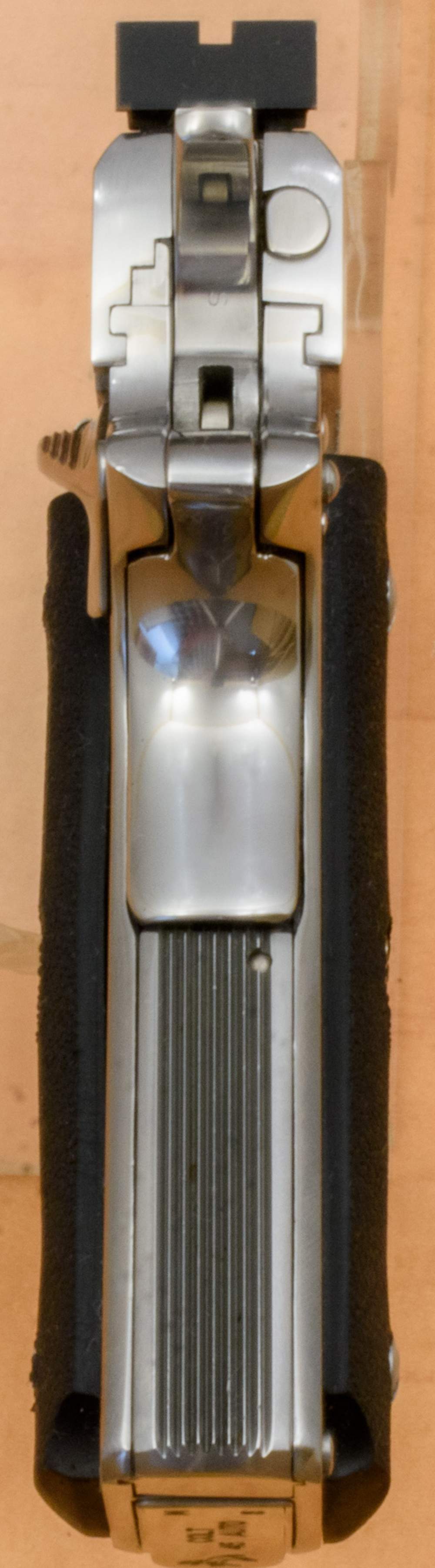 As-New Bright Stainless Colt Gold Cup National Match Pistol 45 ACP 1990 NIB-img-13