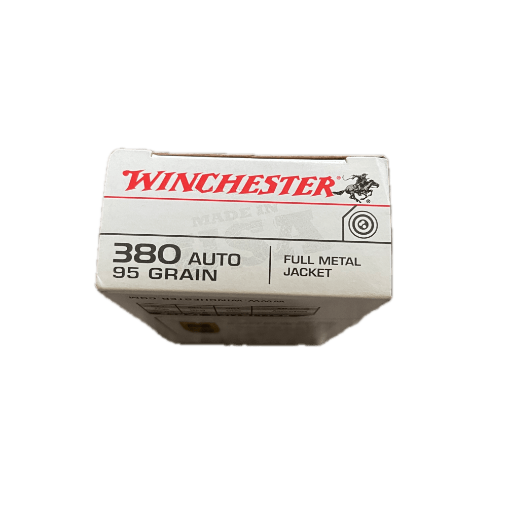 Winchester 380 Auto ACP 95 GR FMJ 50 Rounds PISTOL HANDGUN AMMO-img-2