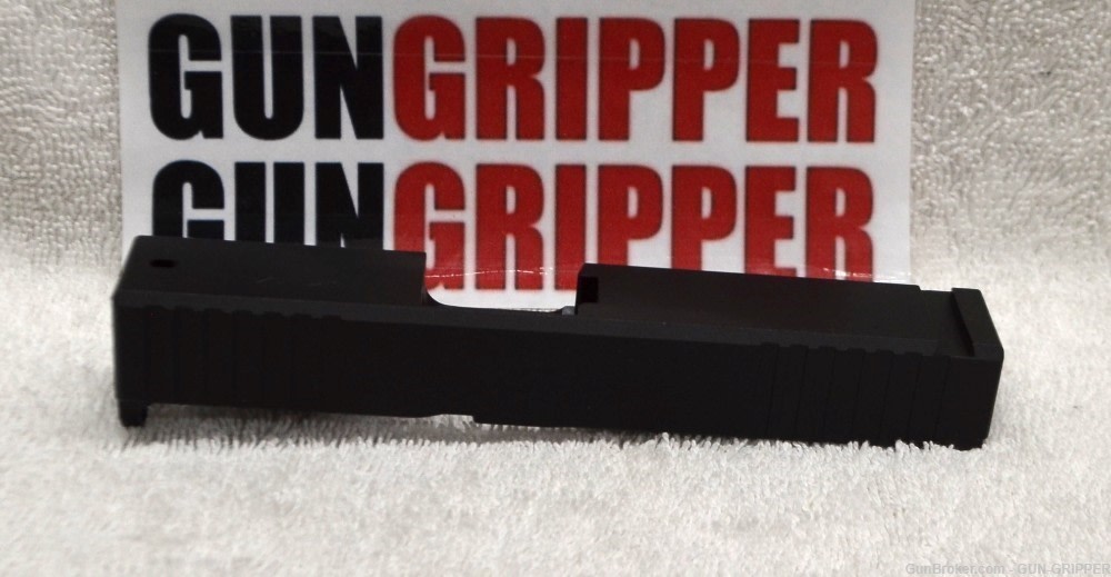 GLOCK 26 SLIDE & PF940 sc 4140 Steel Black Nitride G26 PATMOS Arms JUDAH -img-2