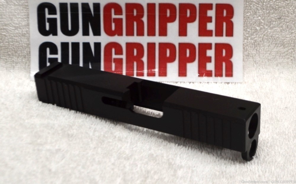 GLOCK 26 SLIDE & PF940 sc 4140 Steel Black Nitride G26 PATMOS Arms JUDAH -img-1