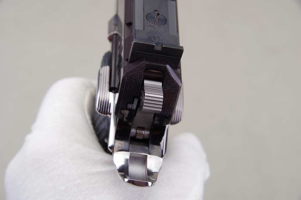 Exceptional Strayer Voigt Infinity 1911 40 S&W 5'' Blue 99%+ -img-15