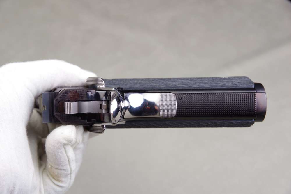 Exceptional Strayer Voigt Infinity 1911 40 S&W 5'' Blue 99%+ -img-17