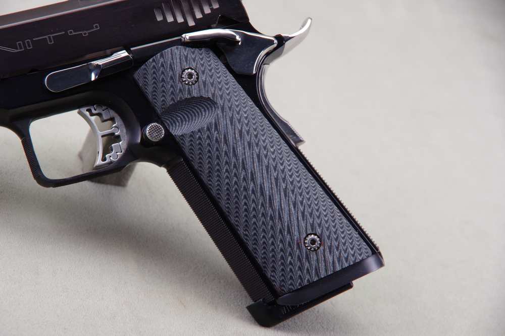 Exceptional Strayer Voigt Infinity 1911 40 S&W 5'' Blue 99%+ -img-6