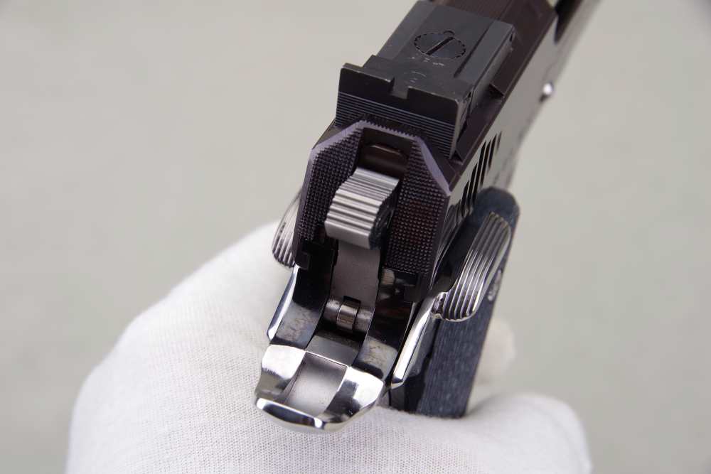 Exceptional Strayer Voigt Infinity 1911 40 S&W 5'' Blue 99%+ -img-16