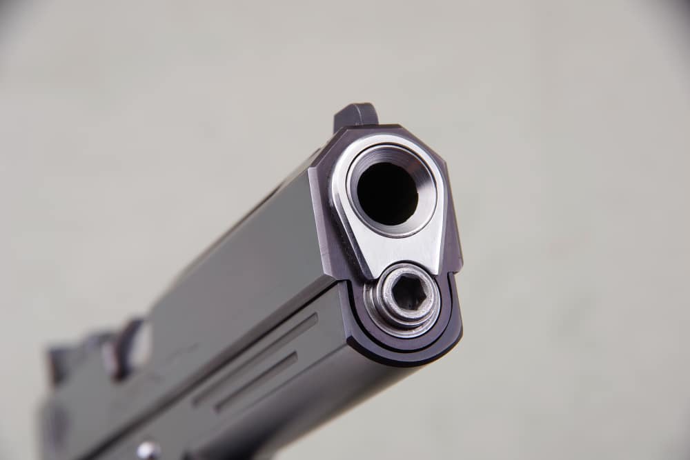 Exceptional Strayer Voigt Infinity 1911 40 S&W 5'' Blue 99%+ -img-12