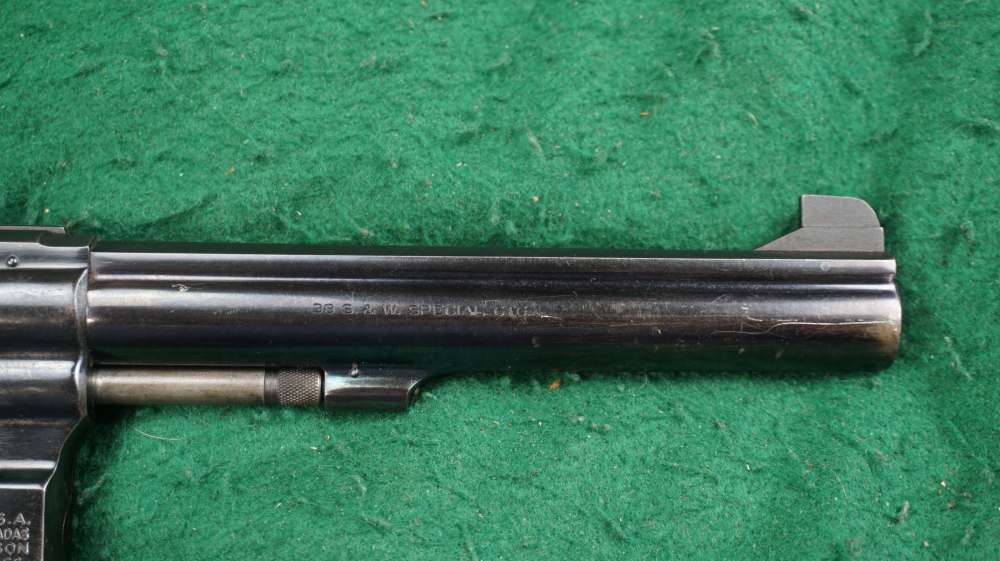 1962 S&W Smith 14 14-1 Target 38 38spl 6" Blue 1¢ Start C&R OK-img-14
