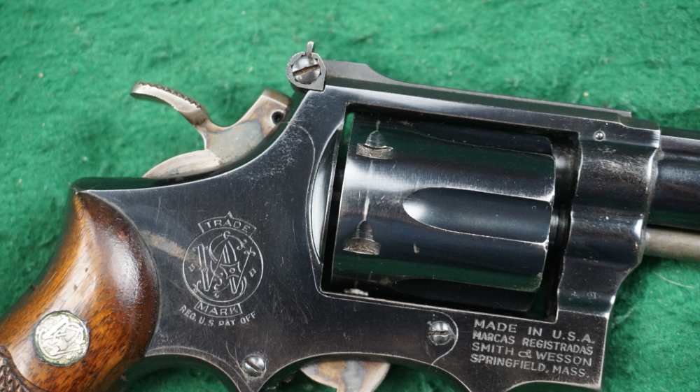 1962 S&W Smith 14 14-1 Target 38 38spl 6" Blue 1¢ Start C&R OK-img-16