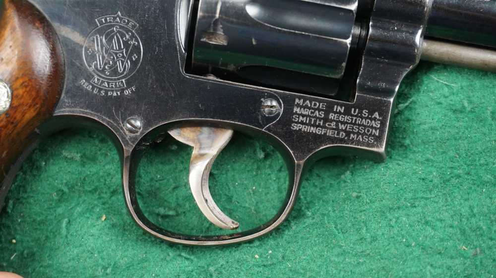 1962 S&W Smith 14 14-1 Target 38 38spl 6" Blue 1¢ Start C&R OK-img-17