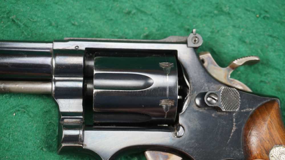 1962 S&W Smith 14 14-1 Target 38 38spl 6" Blue 1¢ Start C&R OK-img-4