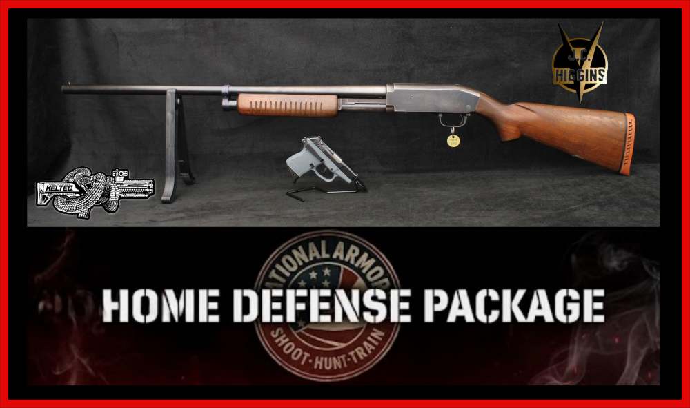 Home Defense Package -  J.C. Higgins Model 20 12 GA Pump & KelTec P3AT .380-img-0