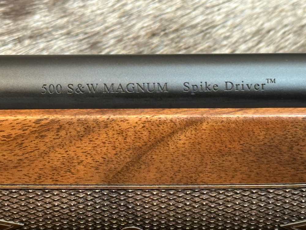 ENGRAVED BIG HORN ARMORY MODEL 89 SPIKE DRIVER 500 S&W, FANCY WALNUT STOCK-img-14