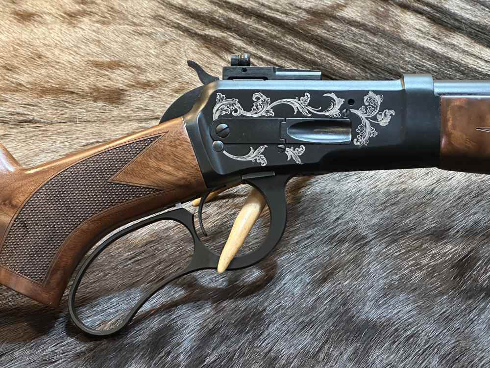 ENGRAVED BIG HORN ARMORY MODEL 89 SPIKE DRIVER 500 S&W, FANCY WALNUT STOCK-img-0