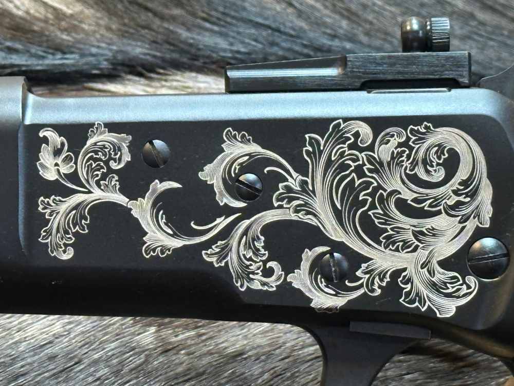 ENGRAVED BIG HORN ARMORY MODEL 89 SPIKE DRIVER 500 S&W, FANCY WALNUT STOCK-img-13