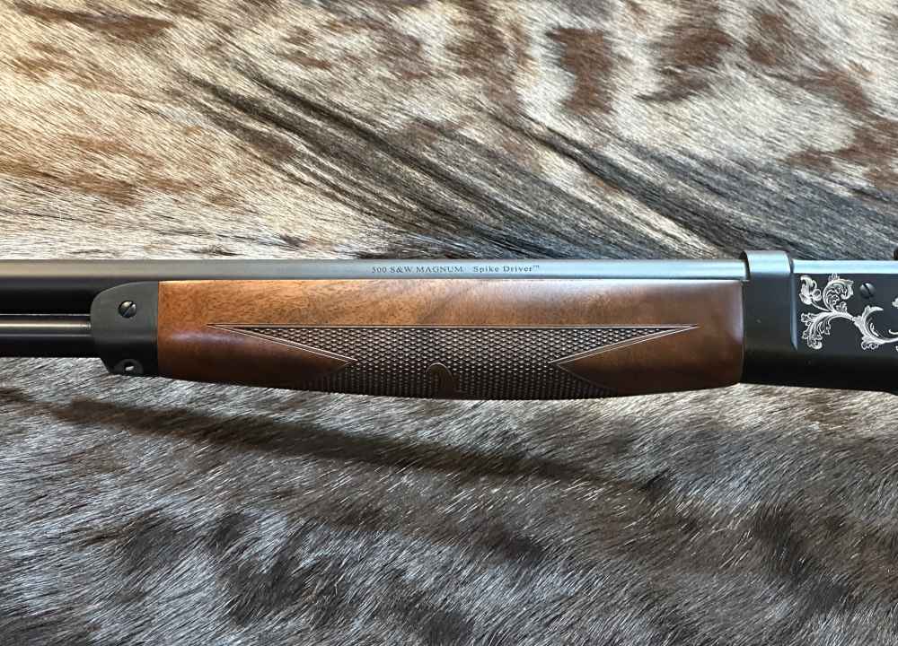 ENGRAVED BIG HORN ARMORY MODEL 89 SPIKE DRIVER 500 S&W, FANCY WALNUT STOCK-img-11