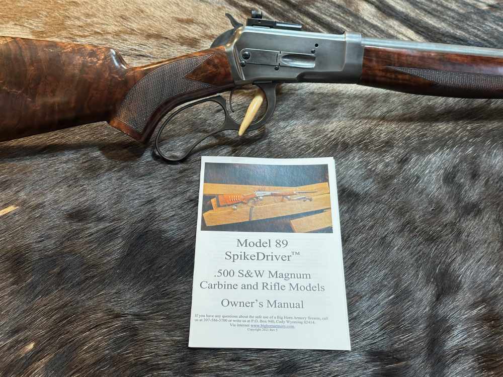 BIG HORN ARMORY MODEL 89 SPIKE DRIVER 500 S&W ANTIQUE FINISH COLLECTOR WOOD-img-19