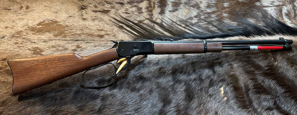 WINCHESTER MODEL 1892 44 REM MAG SADDLE RING CARBINE LARGE LOOP 20" BARREL-img-1