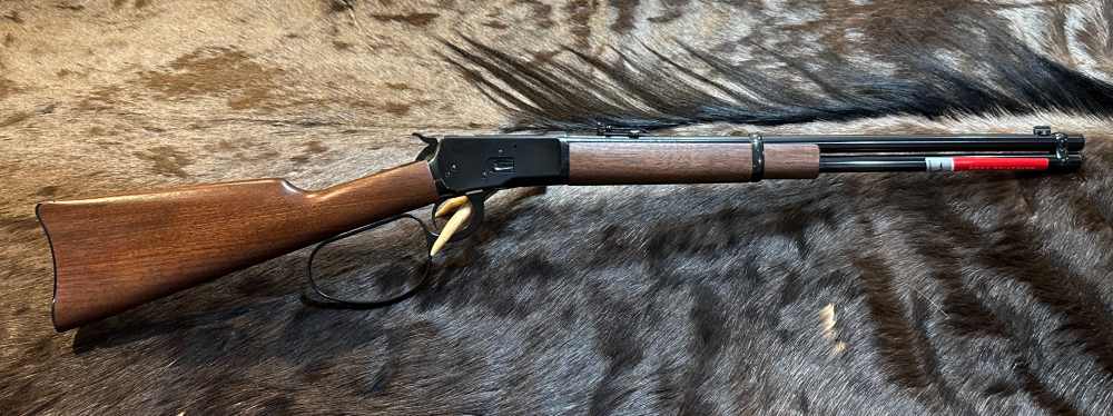 WINCHESTER MODEL 1892 44 REM MAG SADDLE RING CARBINE LARGE LOOP 20" BARREL-img-1