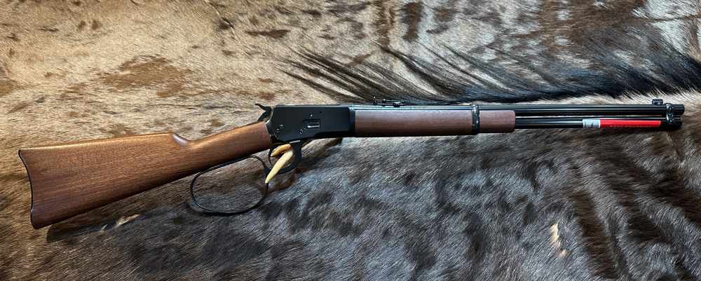 WINCHESTER MODEL 1892 44 REM MAG SADDLE RING CARBINE LARGE LOOP 20" BARREL-img-1